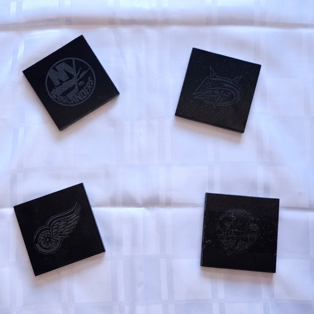 Granite NHL coasters